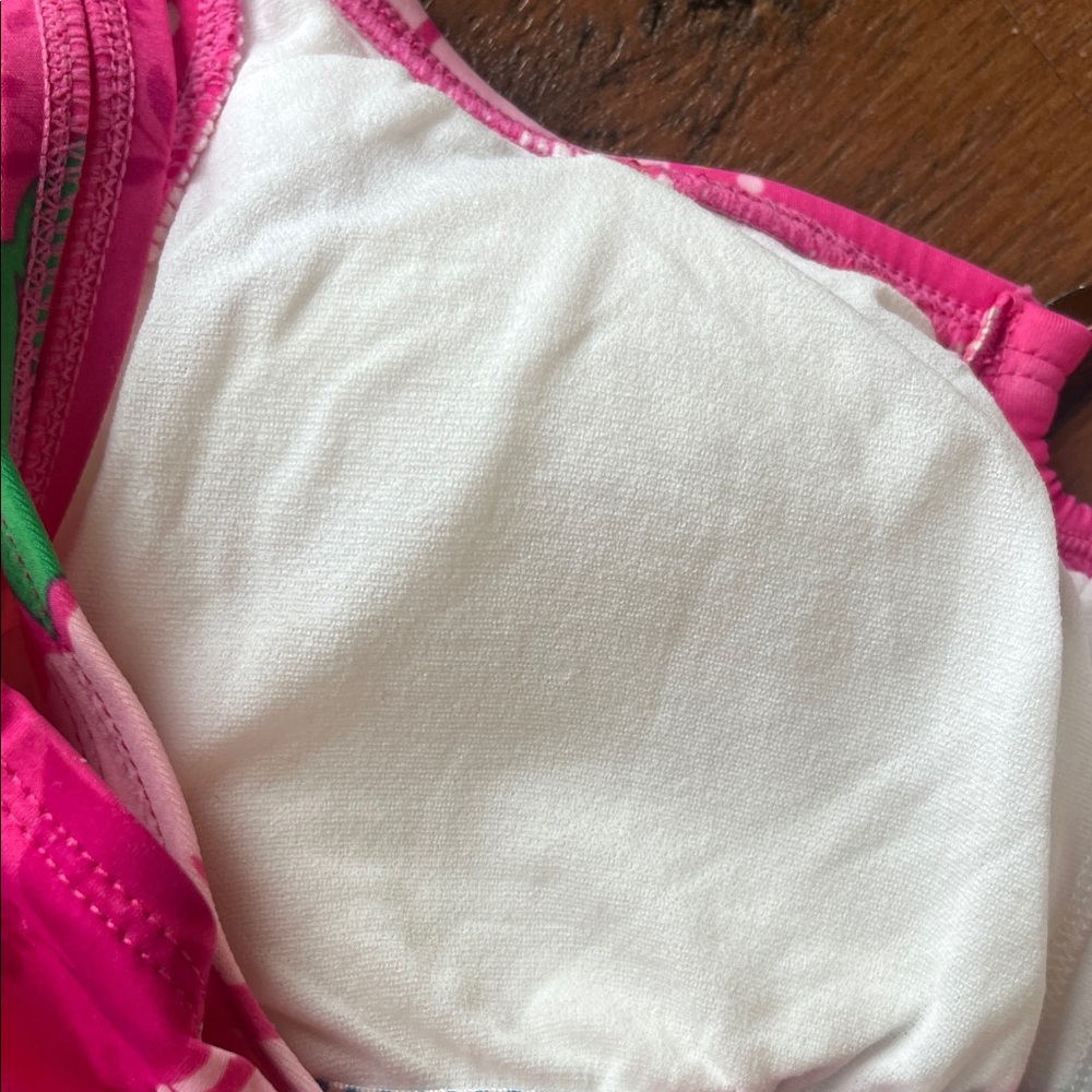Tommy Hilfiger Pink Floral Swimsuit - Size 10 - Picture 7 of 11